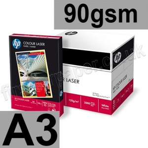 HP Colour Laser, 90gsm, A3 - 2,000 sheets