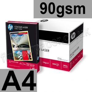 HP Colour Laser, 90gsm, A4 - 2,500 sheets