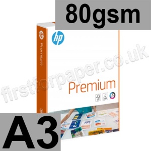 HP Printing Paper, 80gsm, A3 - 2,500 sheets