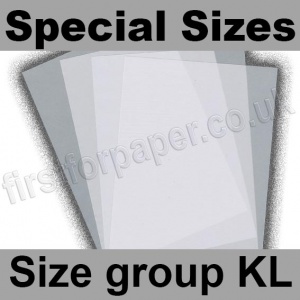 Krystal, White Translucent 100gsm, Special Sizes, (Size Group KL)
