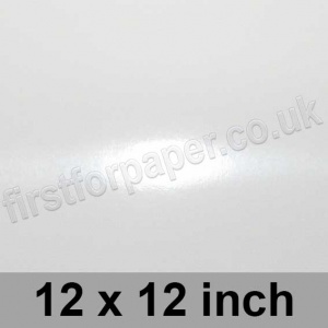 Mirralux, Cast Coated, Single Sided High Gloss, 250gsm, 305 x 305mm (12 x 12 inch), White