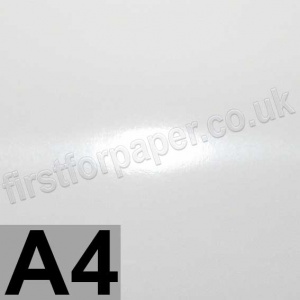 Mirralux, Cast Coated, Single Sided High Gloss, 250gsm, A4, White