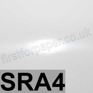 Mirralux, Cast Coated, Single Sided High Gloss, 250gsm, SRA4, White