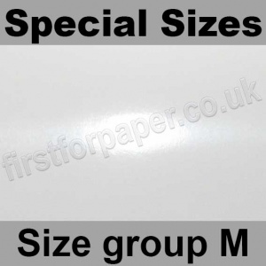 Mirralux, Cast Coated, Single Sided High Gloss, 250gsm, Special Sizes, (Size Group M), White