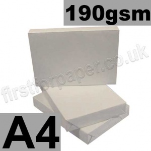 OfficeCom 190gsm White Card, A4 - 250 Sheets