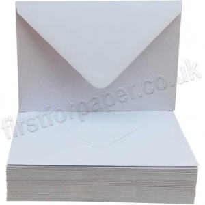 50 White C6 (114 x 162mm) Envelopes