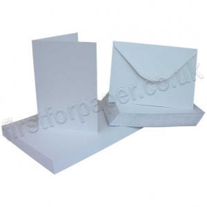 Pegasi, Smooth White A5 Card Blanks and Envelopes - Pack of 25