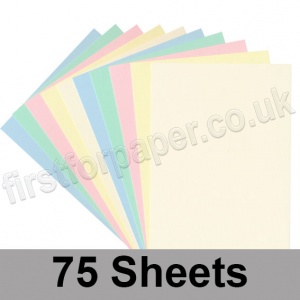 Pegasi, Thin Card Pack, Pastel Shades, 75 A4 sheets