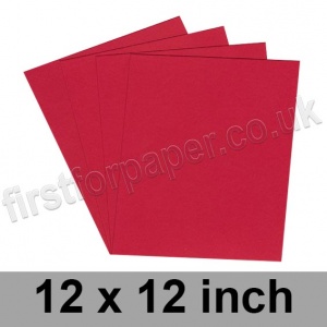 Rapid Colour Card, 160gsm, 305 x 305mm (12 x 12 inch), Blood Red