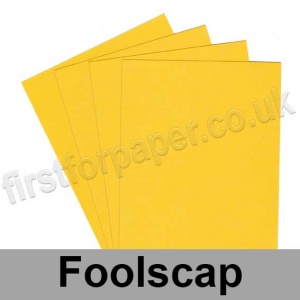 Rapid Colour, 120gsm, 203 x 330mm (Foolscap), Bumblebee Yellow