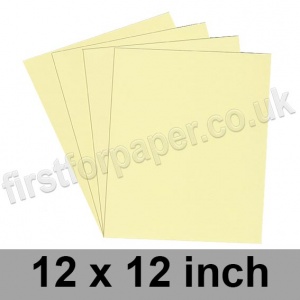 Rapid Colour Card, 225gsm, 305 x 305mm (12 x 12 inch), Bunting Yellow