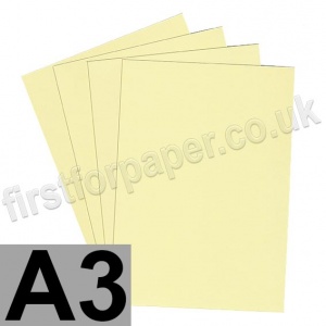 Rapid Colour Paper, 120gsm,  A3, Bunting Yellow