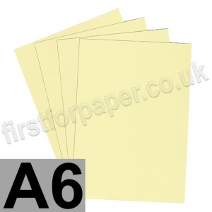 Rapid Colour Card, 160gsm,  A6, Bunting Yellow