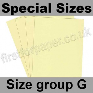 Rapid Colour Card, 225gsm, Special Sizes, (Size Group G), Bunting Yellow