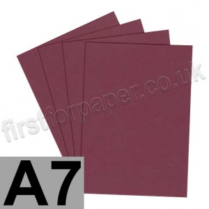 Rapid Colour Paper, 120gsm, A7, Burgundy