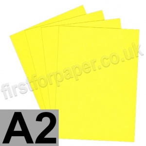 Rapid Colour Paper, 120gsm,  A2, Canary Yellow