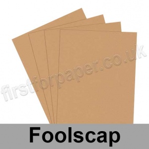 Rapid Colour, 115gsm, 203 x 330mm (Foolscap), Cinnamon Brown