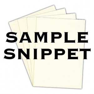 Sample Snippet, Rapid Colour, 225gsm, Eider Vellum