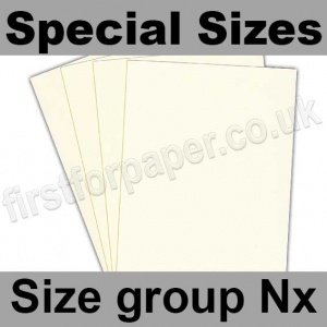 Rapid Colour Card, 160gsm, Special Sizes, (Size Group Nx), Eider Vellum