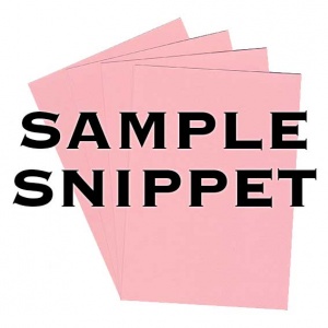 Sample Snippet, Rapid Colour, 225gsm, Flamingo Pink