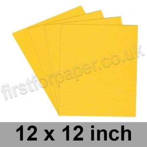 Rapid Colour Paper, 120gsm,  305 x 305mm (12 x 12 inch), Goldcrest Yellow
