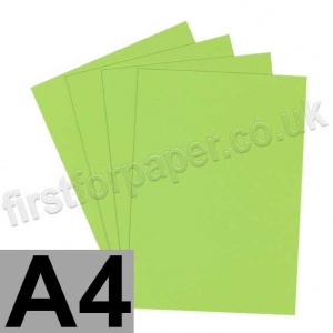 Rapid Colour Card, 160gsm, A4, Lime Green