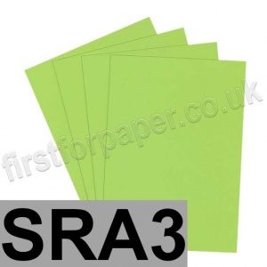 Rapid Colour Card, 160gsm, SRA3, Lime Green