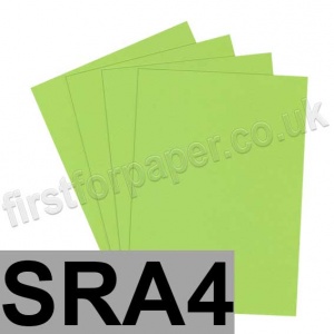 Rapid Colour Card, 160gsm, SRA4, Lime Green