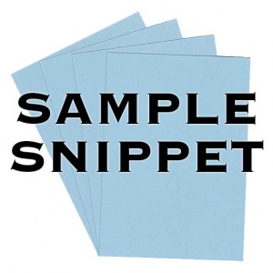 •Sample Snippet, Rapid Colour, 120gsm, Merlin Blue