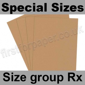 Rapid Colour Paper, 120gsm, Special Sizes, (Size Group Rx), Nougat Brown