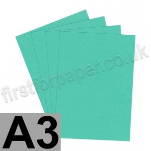 Rapid Colour Card, 225gsm, A3, Ocean Green