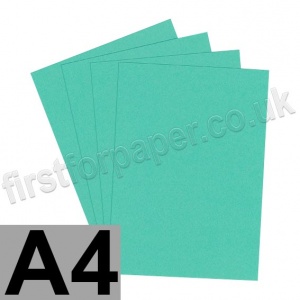 Rapid Colour Card, 160gsm, A4, Ocean Green