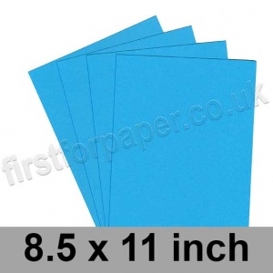 Rapid Colour Card, 160gsm,  216 x 279mm (8.5 x 11''), Peacock Blue