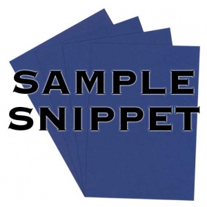 Sample Snippet, Rapid Colour, 240gsm, Regal Blue