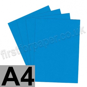 Rapid Colour Card, 225gsm,  A4, Rich Blue