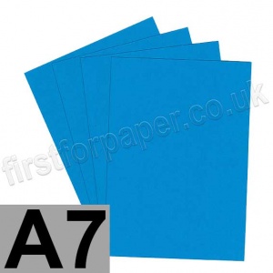 Rapid Colour Card, 160gsm, A7, Rich Blue