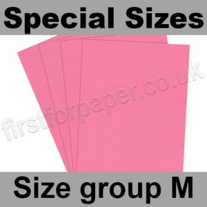Rapid Colour Paper, 120gsm, Special Sizes, (Size Group M), Rose Pink
