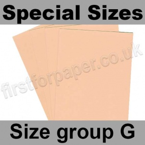 Rapid Colour Card, 160gsm, Special Sizes, (Size Group G), Salmon