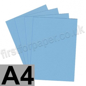 Rapid Colour Card, 160gsm, A4, Sky Blue