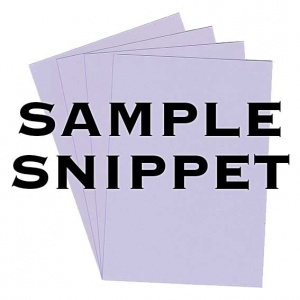 Sample Snippet, Rapid Colour, 120gsm, Skylark Violet