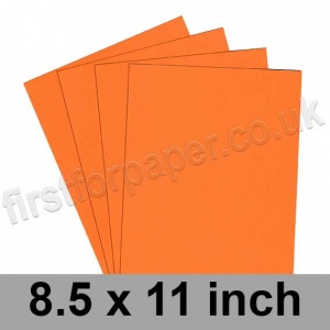Rapid Colour, 120gsm, 216 x 279mm (8.5 x 11''), Tiger Orange
