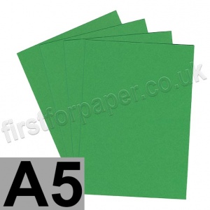 Rapid Colour Card, 225gsm,  A5, Woodpecker Green