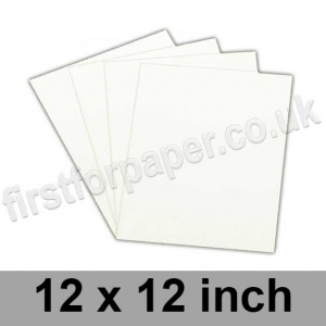 Ruskington, 150gsm, 305 x 305mm (12 x 12 inch), Milk White