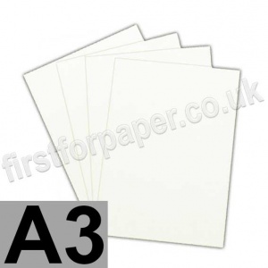 Ruskington, 100gsm, A3, Milk White