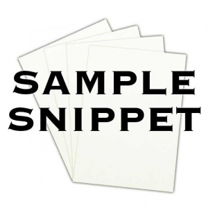 •Sample Snippet, Ruskington, 100gsm, Milk White
