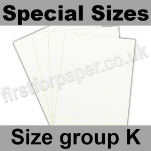 Ruskington, 120gsm, Special Sizes, (Size Group K), Milk White