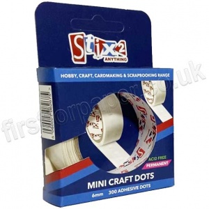 Stix2, Mini Craft Glue Dots- 6mm - Pack of 300