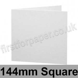 Brampton Felt Marked, Pre-Creased, Single Fold Cards, 280gsm, 144mm Square, Extra White