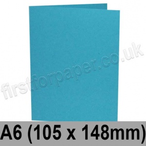 Colorset Recycled, Pre-creased, Single Fold Cards, 270gsm, 105 x 148mm (A6), Aquamarine