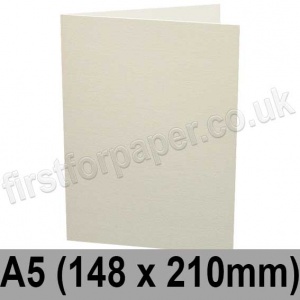 Conqueror Laid, Pre-creased, Single Fold Cards, 300gsm, 148 x 210mm (A5), High White